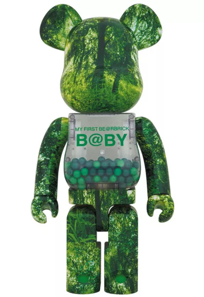 Medicom Toy MY FIRST BE@RBRICK B@BY × FOREST GREEN 1000% bearbrick