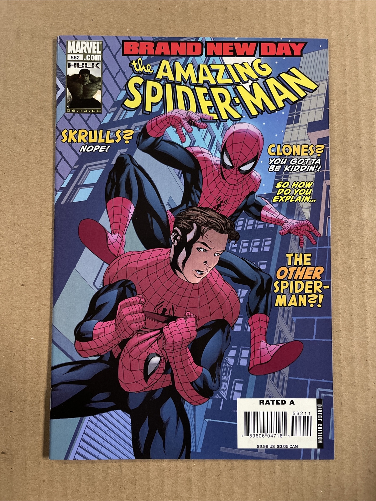 AMAZING SPIDER-MAN #562 FIRST PRINT MARVEL COMICS (2008) BRAND NEW DAY |  eBay