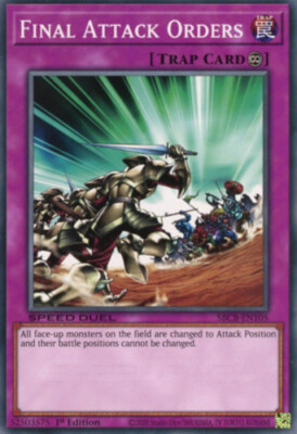 Final Attack Orders - SBCB-EN105 - Common - 1st Edition x3 - Near Mint