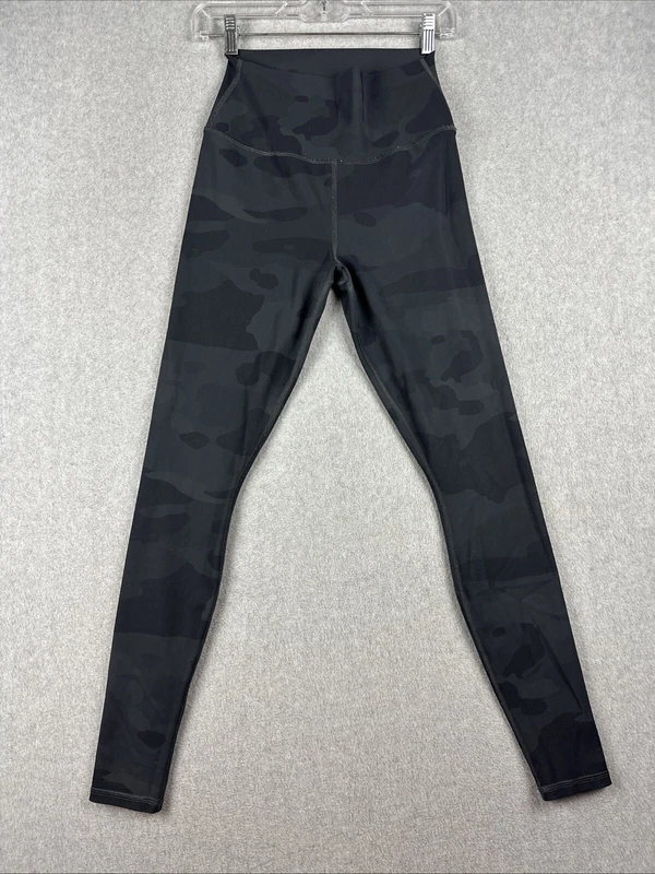 alo-yoga vapor camo high waisted compression athleisure gym leggings