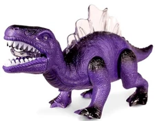 Windy City Novelties LED Light Up and Walking Realistic Dinosaur with Sound 