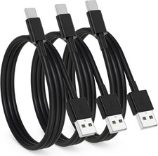 3 Pack Car Carplay Cable for iPhone 16 15 Pro Max 15 Plus 6ft 6ft 6ft, Black