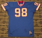 Buffalo Bills NFL Game Worn -Issued Jersey  #98 Ron Edwards Reebok  Sz 54