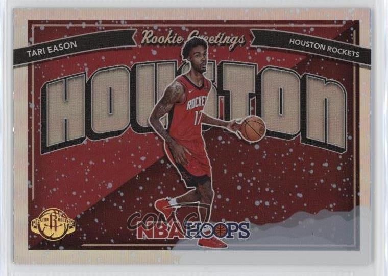 2022-23 Panini NBA Hoops Rookie Greetings Holo Winter Tari Eason #17 RC