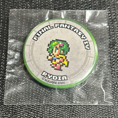 Final Fantasy IV Rydia Badge Gaming Collectible Used