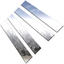 4pc. Luxury Fx Stainless Steel Pillar Post Trim For 2010-2015 Toyota Prius