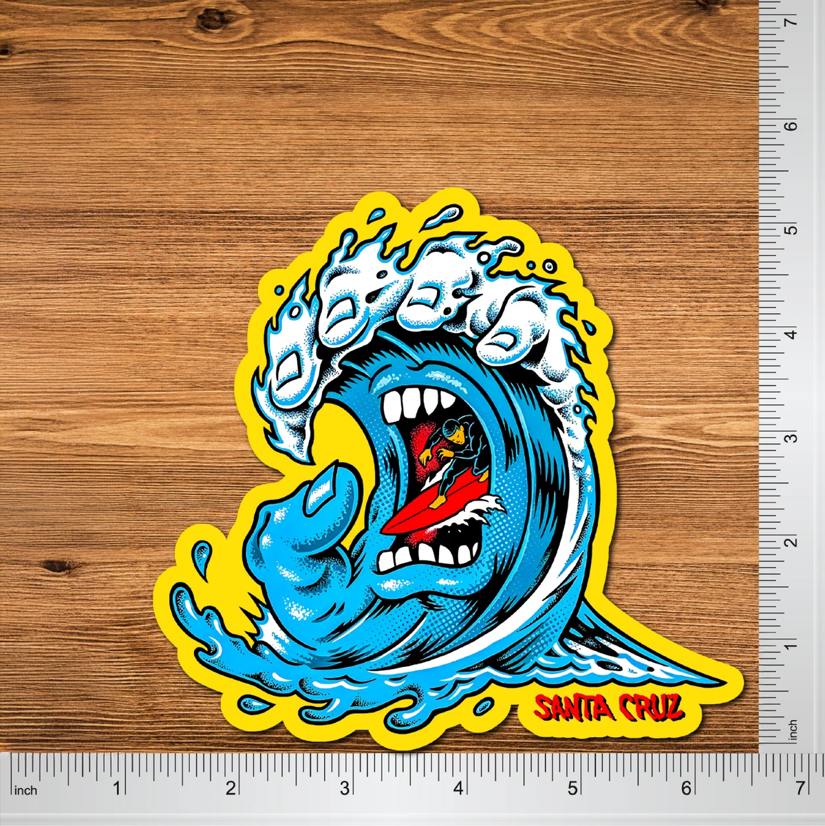 スノーボード SANTA CRUZ DECAL 3 158 SALOMON RHYTHM M Santa Cruz Skateboarding & Longboarding Stickers & Decals for sale
