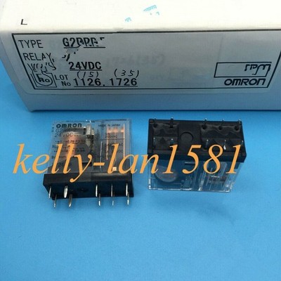2Pcs New   Relay G2RK-2-24VDC 10 Pin Double Coil 5A #zc