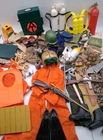 Vintage 12" Gi Joe Accessories & Clothing Lot