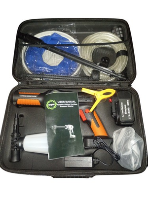 #ad Hongmai Portable Lithium Cordless Pressure Washer With 21V Battery $44.99