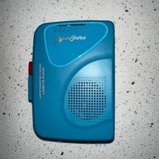 Byron Statics Portable Cassette Player Recorder FM AM Radio KCS-315 Teal/Blue
