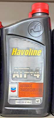 Havoline Chevron ATF 4 Fluid Chrysler Dodge Ram Automatic Transmissions 1QT