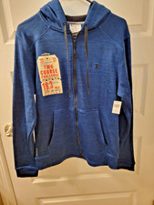 Champion Performance Run Disney Jacket Hoodie  Mickey Blue Windbreaker Zip