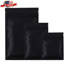 QQ Studio Foil Matte Packaging Bags With Zipper Seal Pouch for Beauty Products