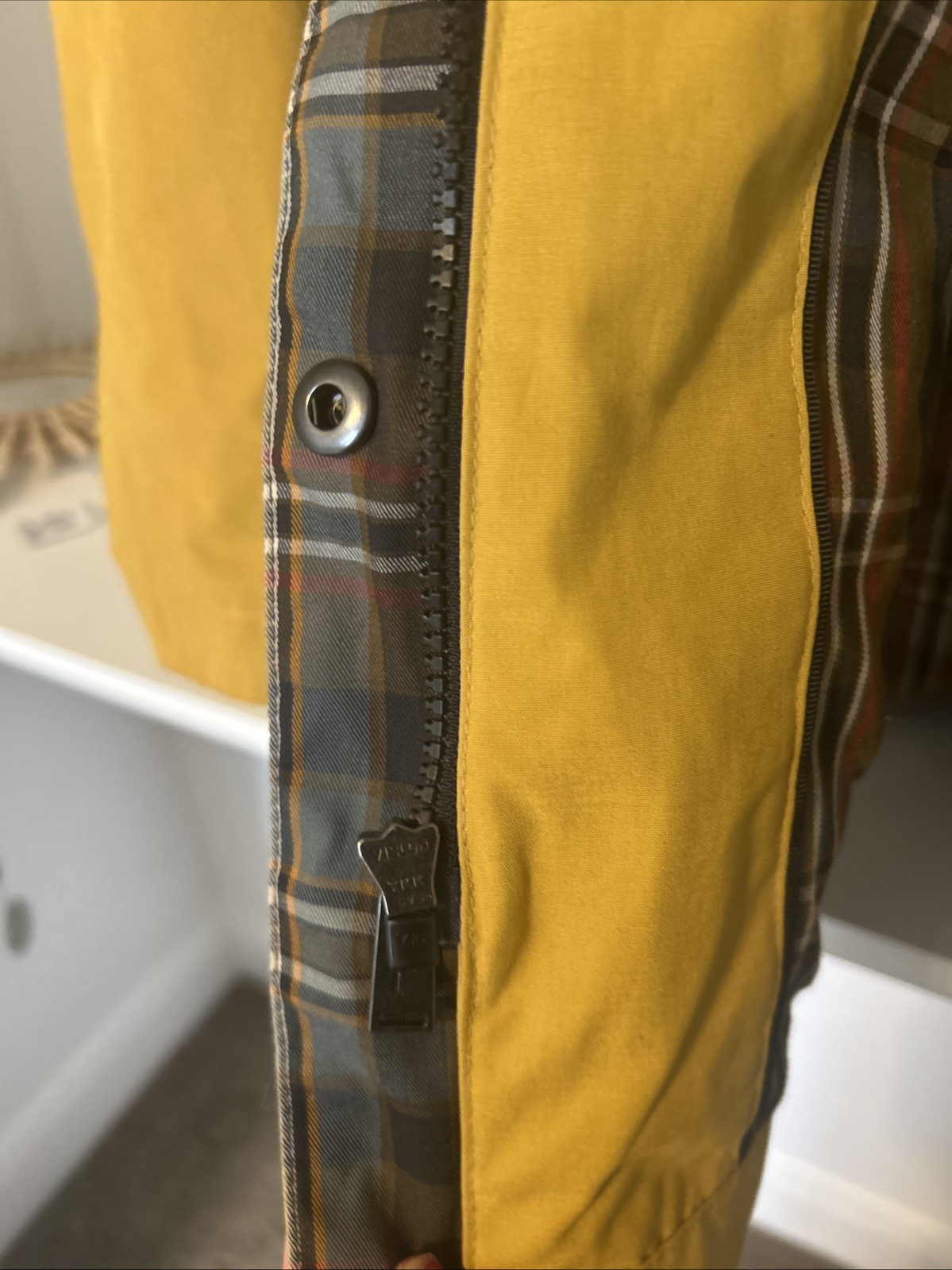 NWT women’s pendleton Mustard yellow rain jacket … - image 10