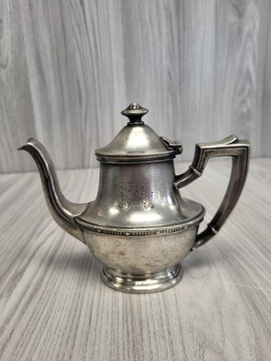International Silver Co Nomen Vintage Silber gelötete Teekanne 8 Oz. PD