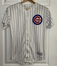 Majestic Chicago Cubs Jersey Rizzo 44 Unisex Youth Size L 10-12 Button Down READ