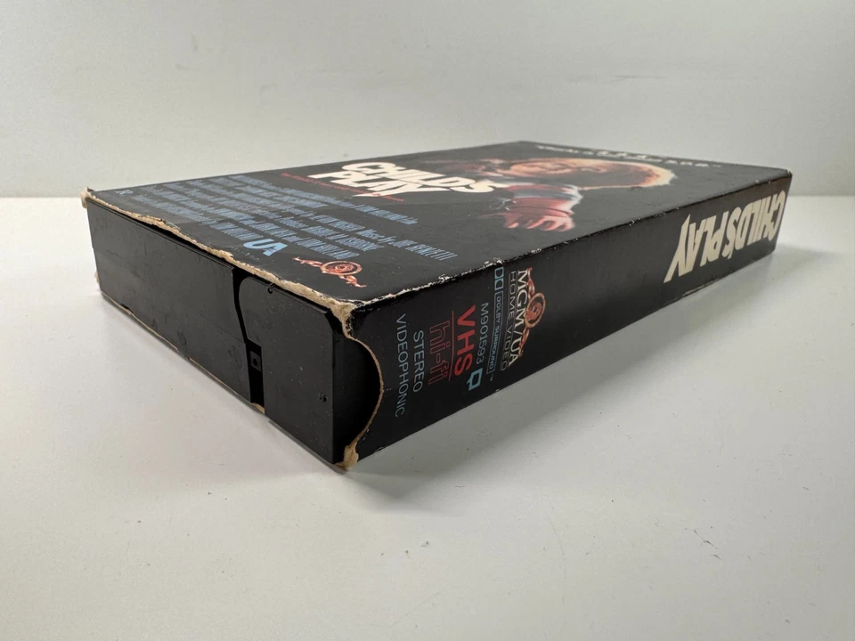 Child's Play (VHS, Horror, 1988) MGM/UA ORIGINAL RELEASE Great Shape! - Image 4 of 4
