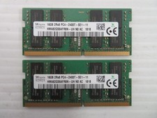 SK Hynix 32GB 2x16GB PC4-2400T DDR4 SODIMM Memory RAM Kit HMA82GS6AFR8N-UH