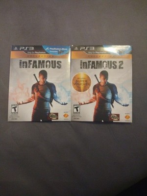 INFAMOUS & INFAMOUS 2 | Not For Resale Collection PLAYSTATION 3 CIB SEALED