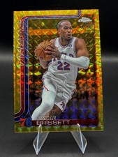 Oshae Brissett 2025-26 Topps Chrome Gold Geometric /50 Refractor #20 76ers