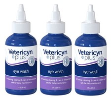  3 Pack Plus All Animal Eye Wash, 3 Ounces Per Pack