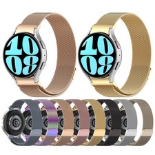 For Samsung Galaxy Watch 6 6 Classic Strap Milanese Steel Band Magnetic Bracelet