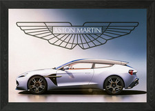 Aston Martin Vanquish Framed Wall Art Poster Canvas Print Picture