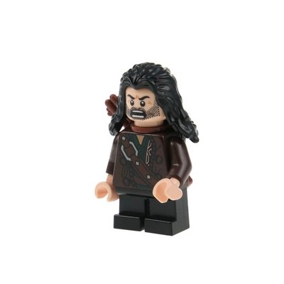 1X Lego Minifigure Hobbit Dwarf Kili Double Head Arrow Quiver Hair 79001 LOR037