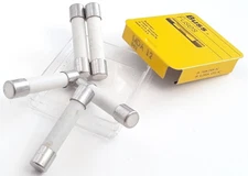 LOT OF 5 EACH MDA-12 MDA12 12A BUSS BUSSMANN 250V FUSES SLOW BLOW Time delay