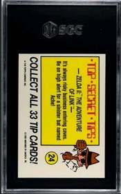 POP 1 RC 1989 Topps Nintendo Abobo Stickers Card #24 PSA 10 Double Dragon NES