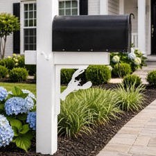 Lobster Mailbox Bracket: Weather Resistant PVC Porch Decoration