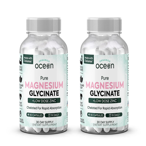 Organics Ocean Pure Magnesium Glicinato Zinco - Massima Resistenza Chelato