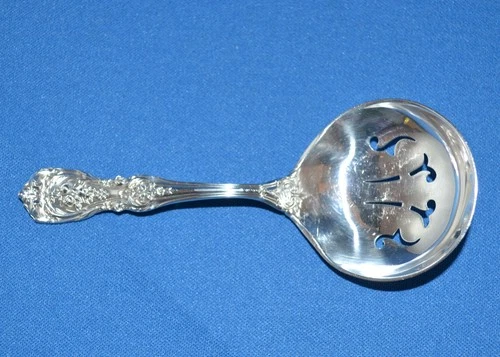 Reed & Barton Francis I, Sterling Bon Bon Spoon with Pierced Bowl, no mono