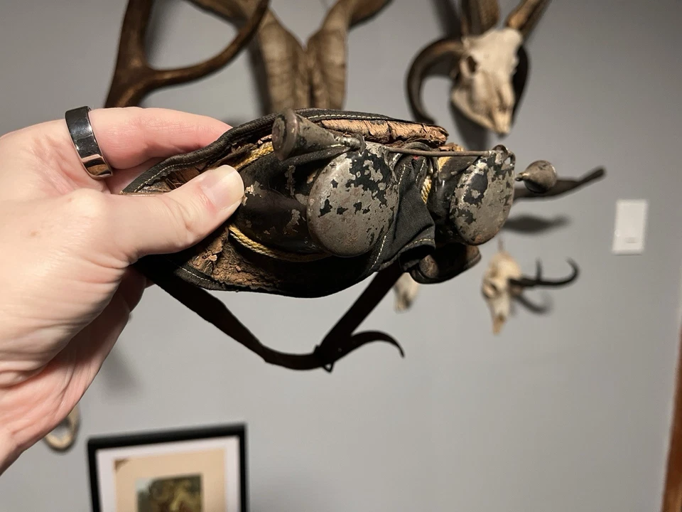 Антикварные очки с капюшоном Oddfellows ритуальная повязка на глаза маска братская IOOF - Изображение 2 из 4