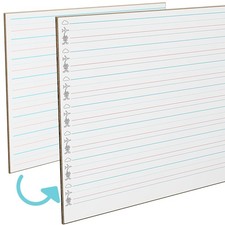 STEPUP DoubleSided Lined Dry Erase Whiteboard Ruled Handwriting 9x12" Board