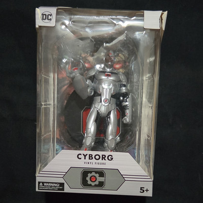 DC CultureFly Cyborg (Victor Stone) Vinyl Figure Silver/Black/Red TR A20LJQ32017