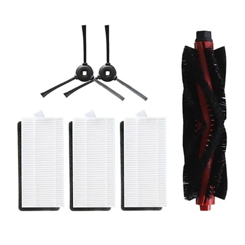 Kit De 3 Petites Brosses Nylon Noir Pour Polti Vaporetto- Polti