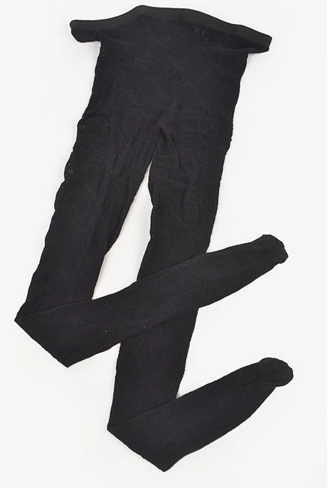 Medias de malla de moda Medias Color negro Letra Estilo G Sexy Medias transparentes Foto 3 de 4