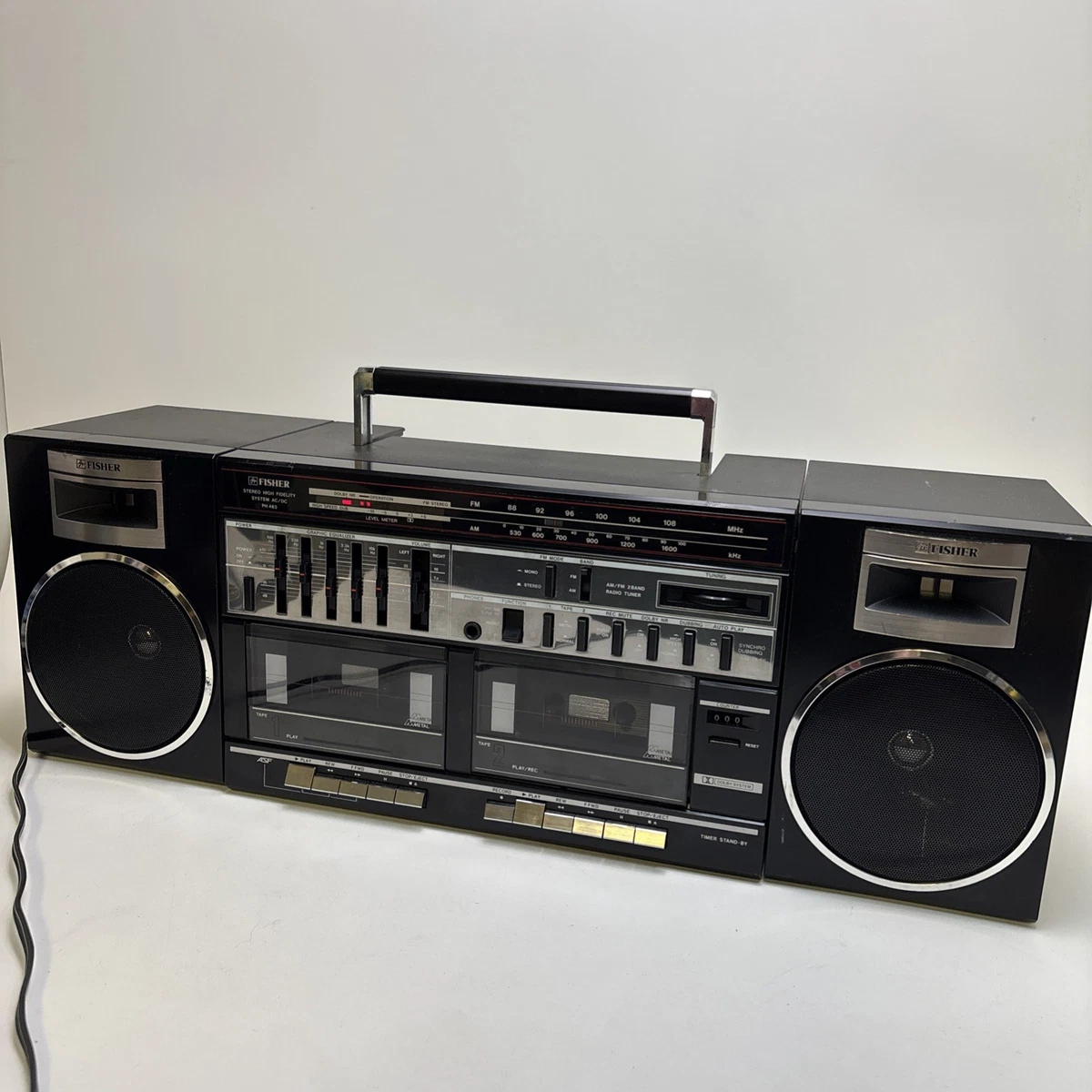 Fisher Portable Stereos & Boomboxes with Headphone Jack | eBay