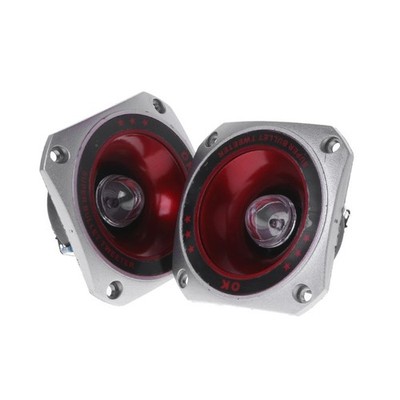 2PCS Speaker Tweeter 3'' Colorful Flashing Piezoelectric Loudspeaker Treble for H