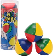 Schylling Classic Juggling Balls 3Pack Vinyl Toss & Catch Set Skill Development