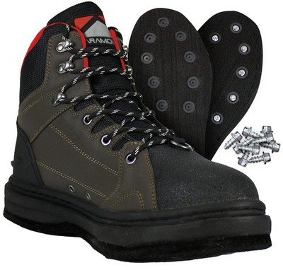 Paramount Outdoors Deep Eddy Felt Bottom Wading Boots Felt Wader Boots 8 Mfbw003