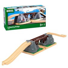 BRIO Drop Bridge 33391 for ages 3 and up. Wooden Landscape Toy of...