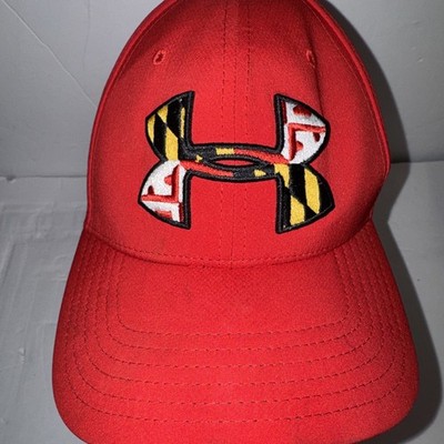 Maryland State Flag Under Armour Baseball Hat Used Size Medium/Large