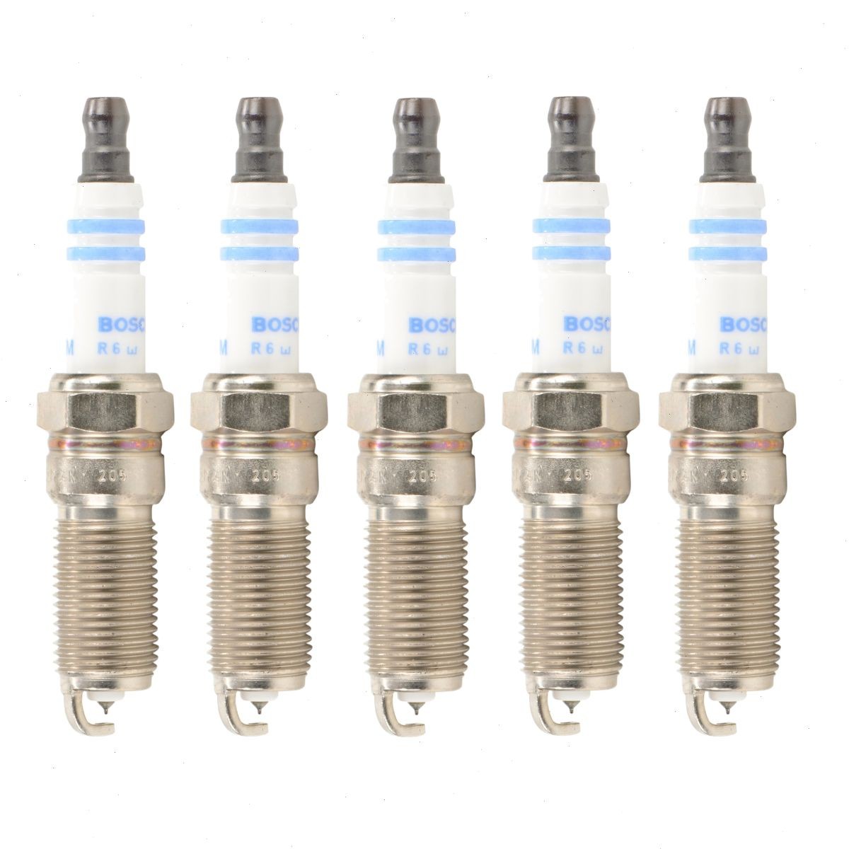 5 pc Bosch Double Platinum Spark Plugs for 2004-2012 Chevrolet Colorado 3.5L hj