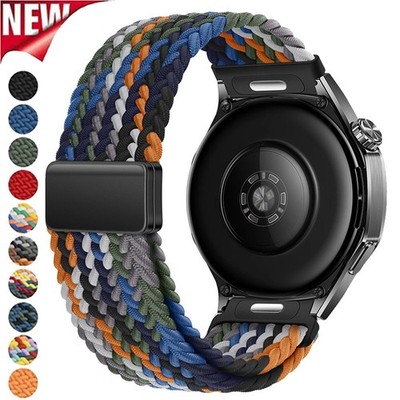 Magnet Nylon Braided Armband für Amazfit GTR 4 3 46/42mm GTS 4 3 2 Mini 2e Bip 6