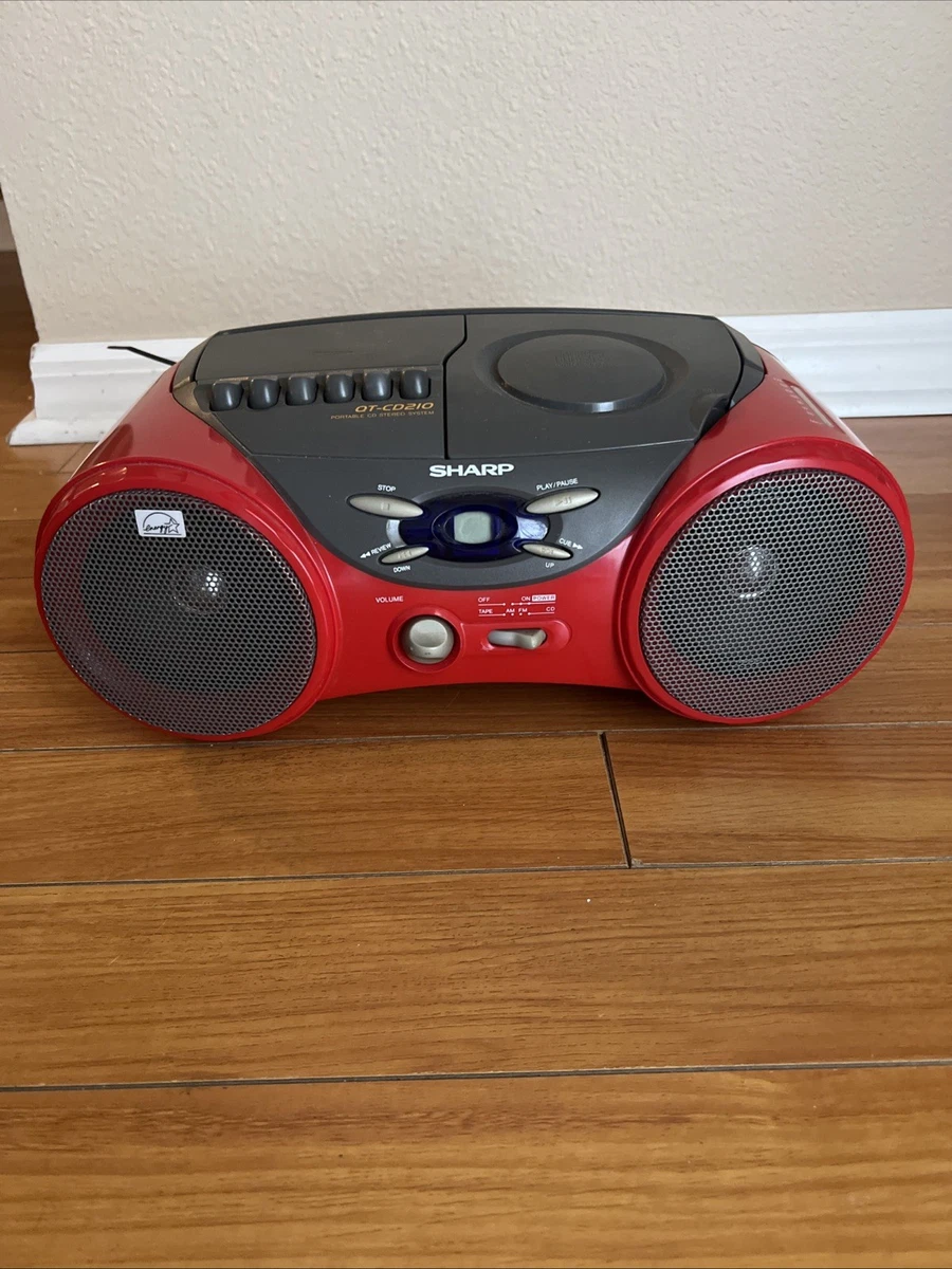 Preços baixos em Sharp Vermelho Aparelhos de Som e Boombox