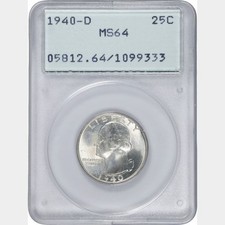 1963-D 25C DDO, FS-101 (Regular Strike) Washington Quarter - PCGS