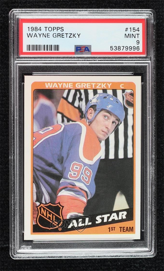 1984-85 Topps Wayne Gretzky #154 PSA 9 MINT HOF 2m6